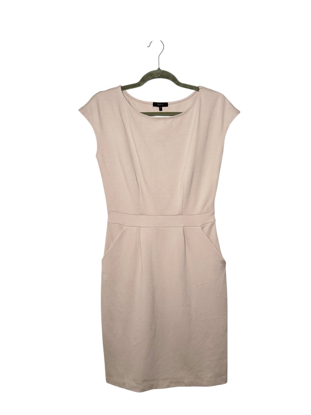Quince Beige Sheath Dress Size S